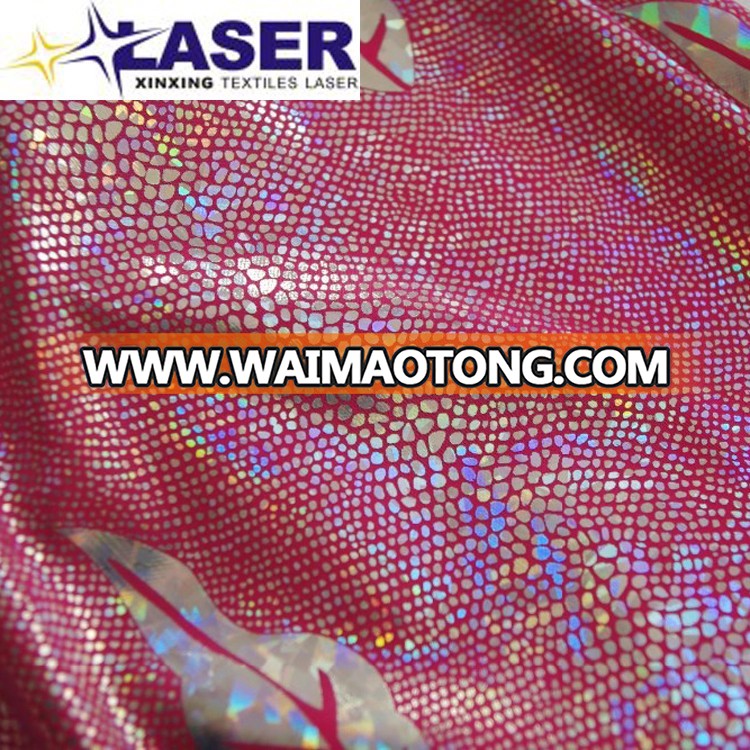 shimmer Glossy hologram textile foil