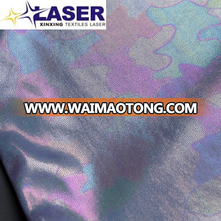 Hologram rainbow Foils for apparel fabric and textile